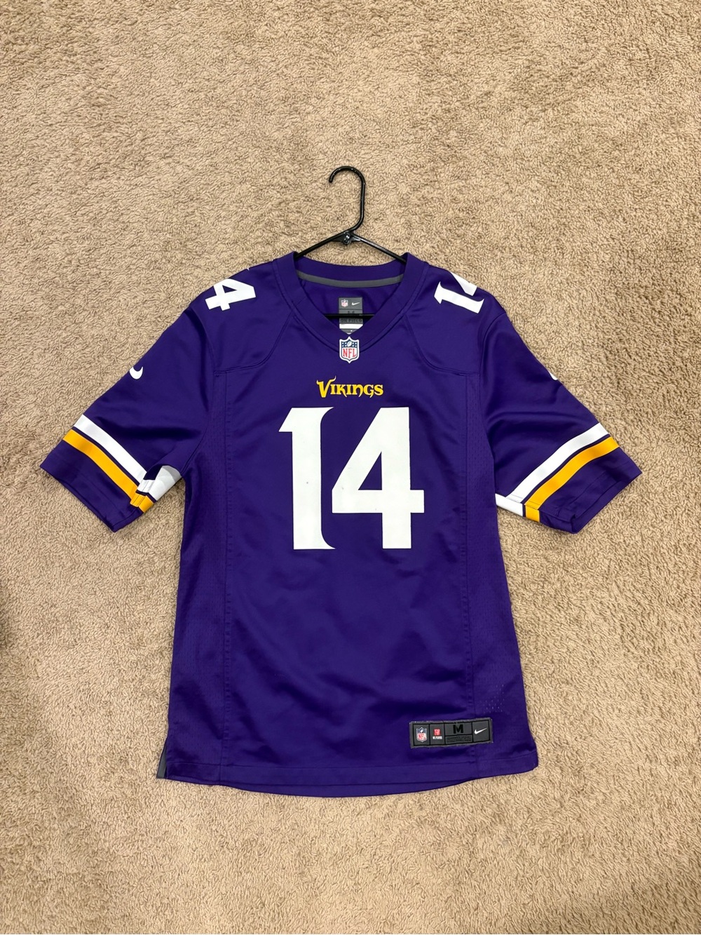 Minnesota Vikings #14 Purple Football Jersey (Nike)